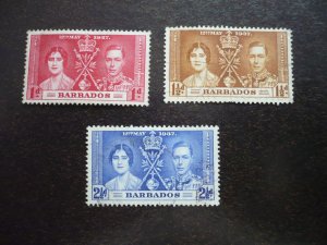 Stamps - Barbados - Scott# 190-192 - Used Set of 3 Stamps