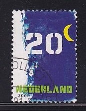 Netherlands   #1064  cancelled  2001        20c stamp