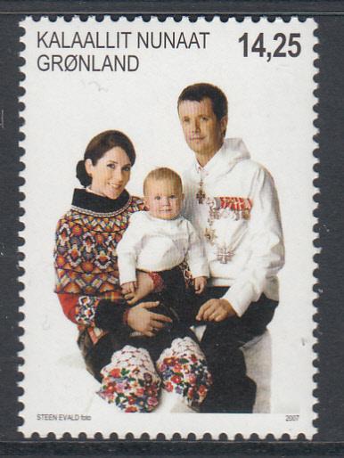 Greenland MNH 2007 Scott #490 14.25k Royal Family