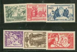 Martinique #180-185  Single (Complete Set)