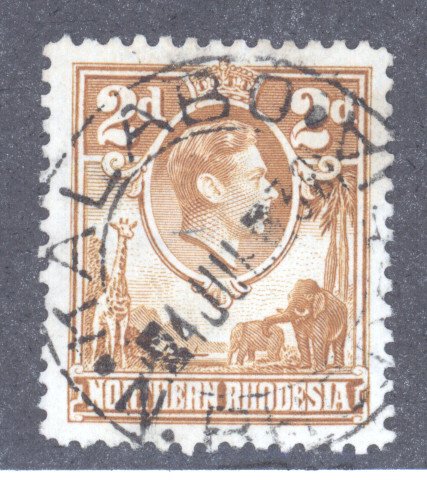 Northern Rhodesia, Scott #31, Used, Kalabo SOTN
