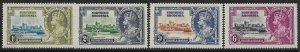 NORTHERN RHODESIA SG18/21 1935 SILVER JUBILEE SET MTD MINT