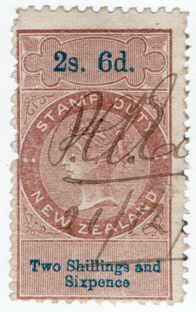 (I.B) New Zealand Revenue : Stamp Duty 2/6d