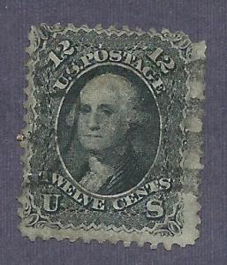 US #69, 12c Washington,black, (U) Cat.$100.00