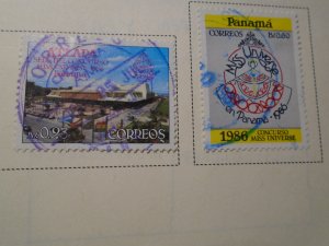 Panama  #   692-93  used