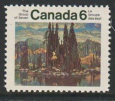 1970 Canada - Sc 518 - MNH VF - 1 single - Isles of Spruce by Lismer