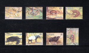 Malaysia SC #175-182   VF, Used, Malaysian Animals, CV $7.00 ..... 3710067