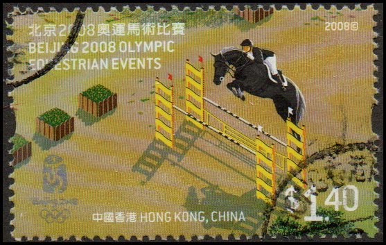 Hong Kong 1331 - Used - $1.40 Equestrian / Olympics (2008) (cv $0.60)