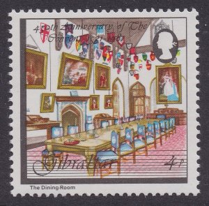 Gibraltar 446 450th Anniversary of the Convent Dining Room 4p single MNH 1981