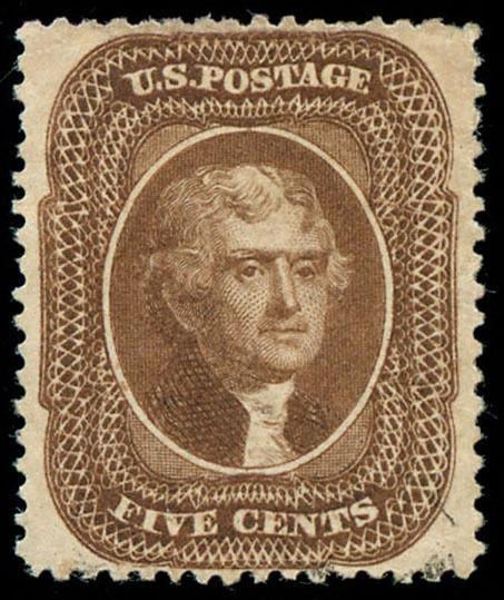momen: US Stamps #30A Used XF