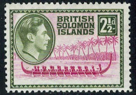 Solomon Islands Scott 71 Unused lightly hinged.