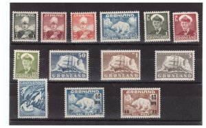 GREENLAND EARLY MNH COLLECTION OVER $175.00 CAT. PPG1