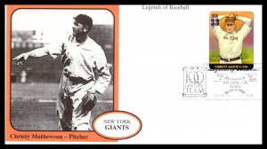 #3408 Legends of Baseball - Christy Mathewson - Mystic Cachet