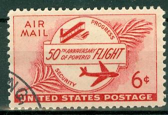 USA - Air Mail - Scott C47 w/ Circular Cancel