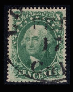 MOMEN: US STAMPS #32 USED VF/XF+ 2 PF CERTS LOT #86117