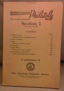 Doyle's_Stamps: APS Fundamentals of Philately, 3rd Ed., Williams @ 1963/65