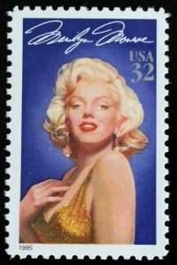 1995 32c Marilyn Monroe, Legends of Hollywood Scott 2967 Mint F/VF NH