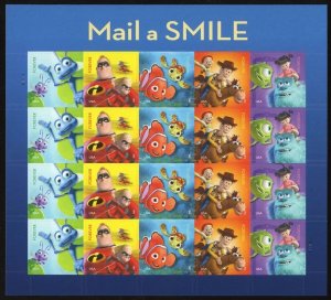 US SCOTT (#4677-81) Mail a Smile Forever Sheet of 20