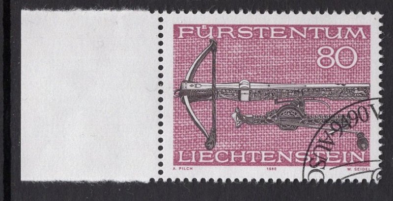 Liechtenstein   #691  cancelled  1980  Crossbow 80rp