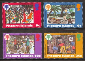 Pitcairn Islands Scott 188-91 MNHOG - 1979 Christmas and ICY Issue - SCV $1.10