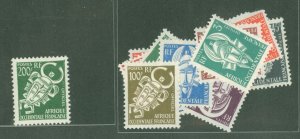 French West Africa #O1-12  Single (Complete Set)