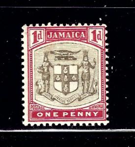 Jamaica 38 MH 1905 issue number penciled on gum