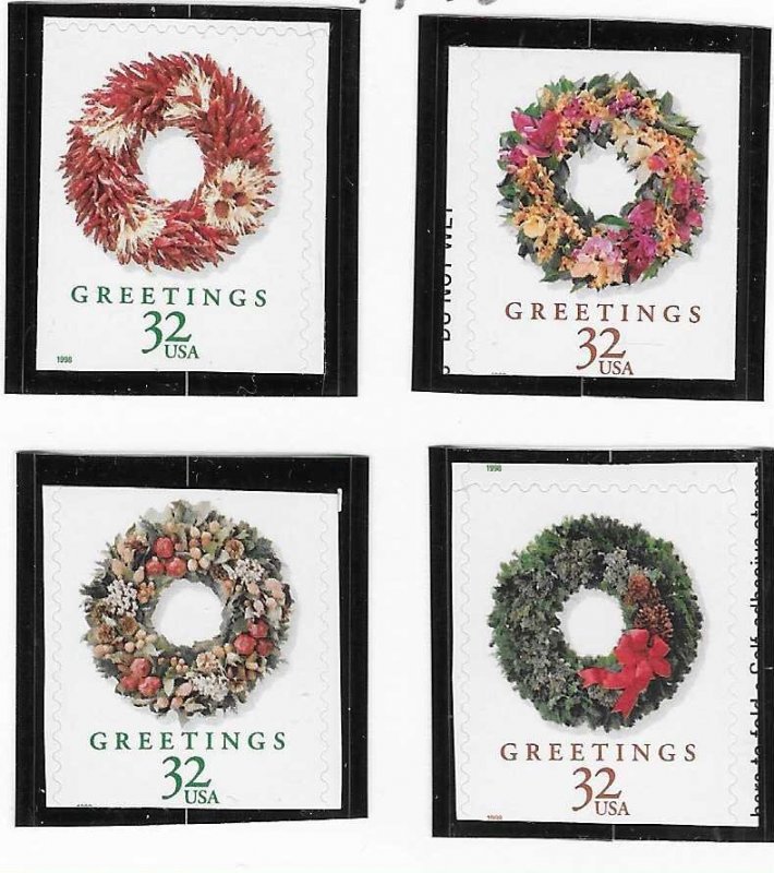 US#3245-3248 32c Christmas (MNH) CV $13.00