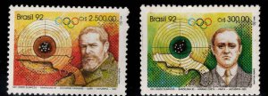 Brazil Scott  2349-2350 MNH** pistol target shooting as an Olympic event set