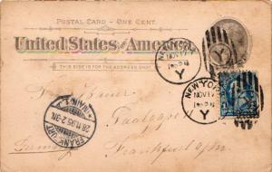 United States York York Y 1895 Y in duplex  1894-1947  1c Franklin First Bure...