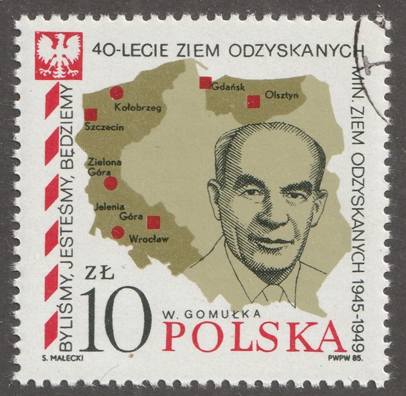 Poland stamp, Scott# 2674, used, VF, single stamp, #2674