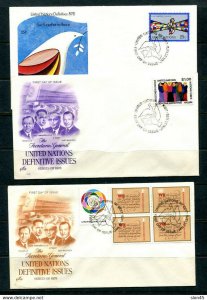 UN Accumulation 1978 28 First Day of issue Covers 11915