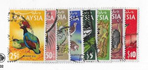 Malaysia Sc # 20-27 set of 8 used VF