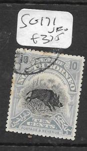 NORTH BORNEO (P0304B)  10C BOAR SG 171  VFU