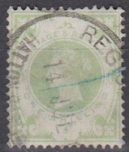 Great Britain #122 F-VF Used CV $60.00 (A10166)