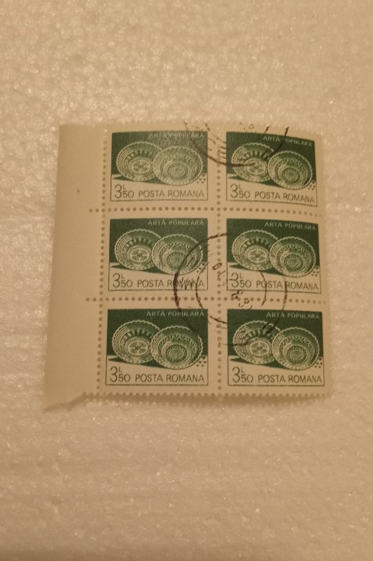 44 Posta Romana Arta Populara Stamps Pre Canceled