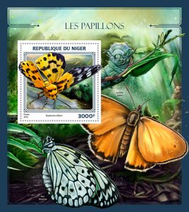 Butterflies Stamps Niger 2016 MNH False Tiger Moth Butterfly 1v S/S