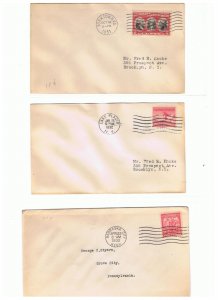 Nice lot of early US First Day Covers    1927 -1937