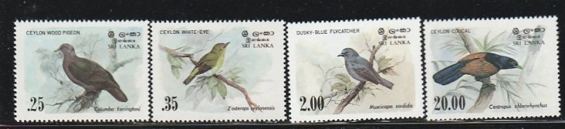 SRI LANKA #691-4  MINT NEVER HINGED COMPLETE