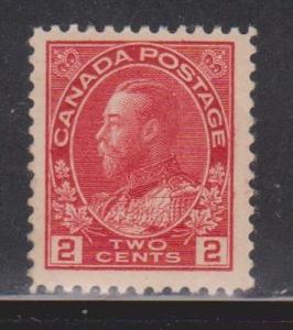 CANADA Scott # 106 MH - KGV Admiral Issue