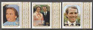 PENRHYN ISLANDS Sc# 47 - 49 MNH FVF Set3 Anne Phillips Wedd