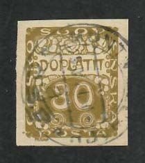 Czechoslovakia; Scott J6; 1918; Used