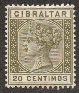 Gibraltar 31 Mint hinged