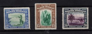 North Borneo 1939 mint LHM collection to 20c SG310-312 WS36260