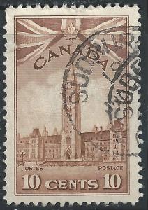 Canada #257 10c Parliament Bldgs