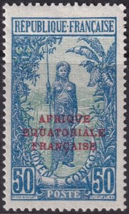 Middle Congo 1924 Sc 40 MH*