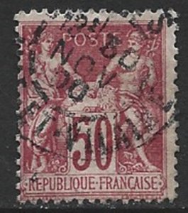 COLLECTION LOT 13116 FRANCE #107 1898 CV+$30