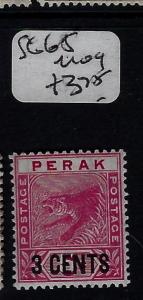 MALAYA PERAK  (P2005BB)  3C/2C  TIGER SG 65   MOG