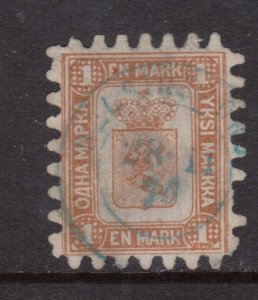 Finland #11 Used With Blue Cancel