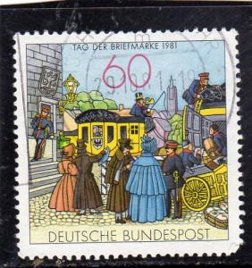 Germany 1981 Stamp Day used