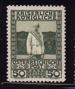 Austria 1908  Scott #121 MH